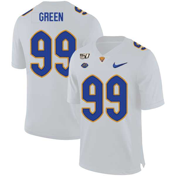 Pittsburgh Panthers 99 Hugh Green White 150th Anniversary Patch Nike College Football Jersey Dzhi,We sell and wholesale Pittsburgh Panthers 99 Hugh Green White 150th Anniversary Patch Nike College Football Jersey Dzhi on line form chian!